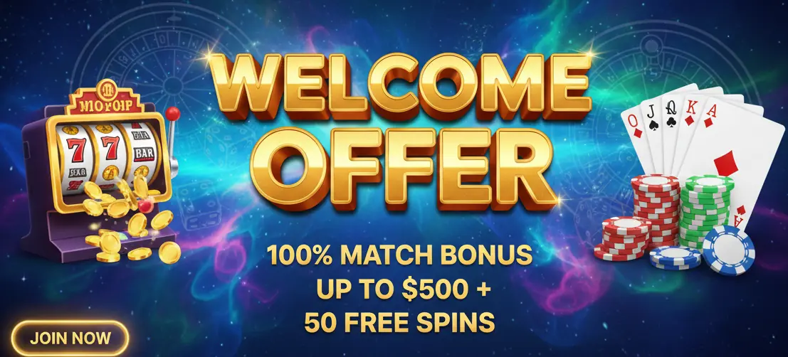 Spins new player bonus