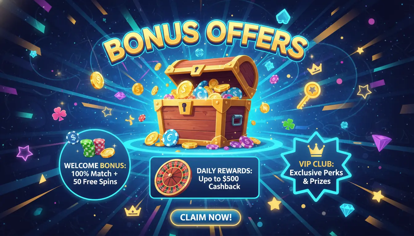 Spins casino bonus offers