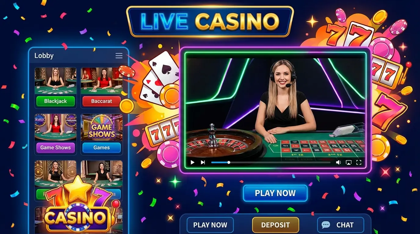 Spins live casino games